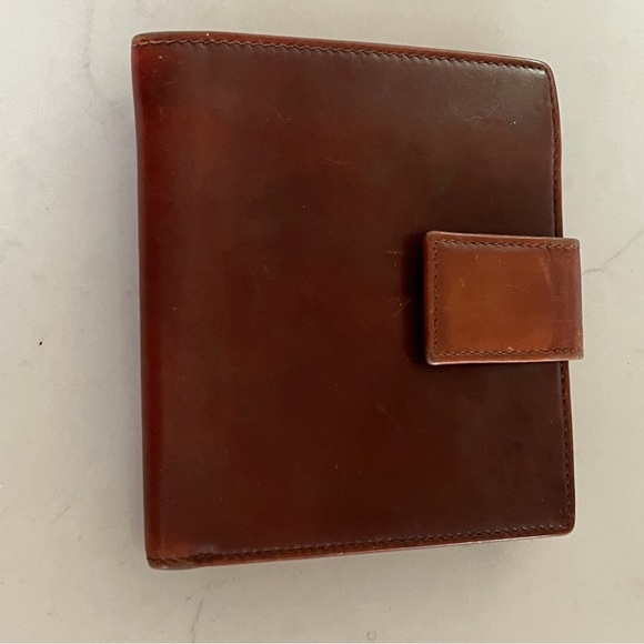 GUCCI Dollar Calf Interlocking GG Logo Leather Wallet Brown - Picture 3 of 8